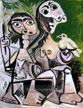 susanna al bagno Ölbilder verkaufen - Paar al oiseau 2 1970 Kubismus